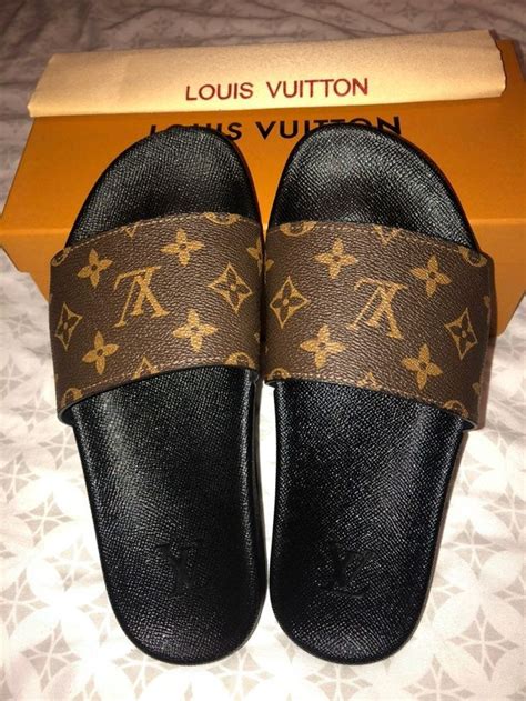 louis vuitton slides fur|Louis Vuitton slides price.